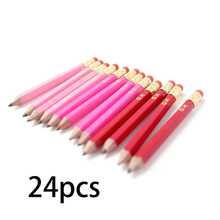 24 bút chì mini hình trái tim màu hồng và vàng kim // Bút chì trò chơi tiệc cưới, bút chì mini, bút chì chơi golf, bút chì đám cưới, quà tặng tiệc cưới - Màu Hồng baby - Xem 6