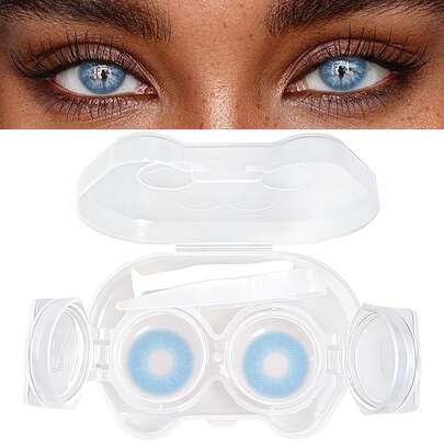 5 Pairs Of Colored Contact Lenses, With Options For Different Colors Color Contact Lenses For Annual Use For Eye Makeup, Role Playing, Festival Event Dress Up Halloween Costume Cosplay