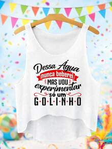 Regata Blusa Blusinha Top Feminina Academia Carnaval Folia Bloquinho Frases Imagens Variadas Engraçadas Bebida Best Friends - Branco - Visão 2
