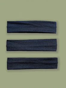 4/3/2/1 件装女士多功能头带，适合日常佩戴、户外跑步、瑜伽、运动腰带 - 吸湿排汗、弹性舒适，适合所有健身爱好者，有效固定头发和汗水 - 彩色 - 查看 3