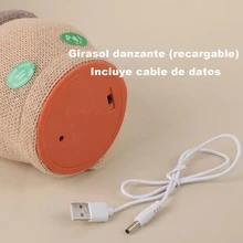 Peluche girasol musical interactivo con lentes juguete bailarín para niños multicolor que canta y entretiene - Multicolor - Ver 2