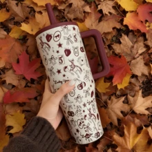 HydrojugTraveler 40 Oz Water Bottle With Handle & Flip Straw - Fits In Cup Holder, Leak Resistant Tumbler-Reusable Insulated Stainless Steel & Rubber Base - Gifts For Women & Men, - 彩色 - 查看 2