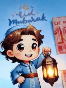 1件装时尚斋月现金卡及钱夹 - 斋月及开斋节的理想时尚礼物，优雅的钱夹（不含纸币） - 彩色 - 查看 2