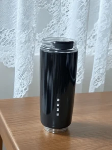 420毫升高品质真空保温杯，大容量办公水瓶，户外便携车载杯，不锈钢双层壁，保温/保冷，防漏，时尚设计，是送给学生、成人、男朋友、女朋友、朋友的完美礼物 - 彩色 - 查看 9