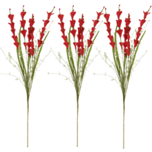 1/3pcs Artificial Winter Jasmine Flower Bouquet - Pastoral Style Faux Floral Arrangement, Wedding Decor Artificial Plant Bouquet & Bridal Handheld Bouquet, Multiple Color Options (Yellow/Red/Pink/White) Home Interior Pastoral Decor Fake Flowers - Multicolor - View 19