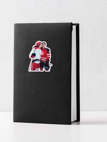 Hornarov Fierce Competition Stickers, LGBT Ice Hockey Aesthetic Stickers, Shane Hornarov And Ilya Rosanov Bookworm Stickers, Suitable For Kindle And Laptops - Multicolor - View 4