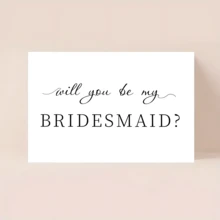 1pc "Will You Be My Bridesmaid?" Card, Bridesmaid Wedding Card, Elegant Card To Give To Best Friend - Multicolor - View 15
