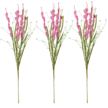 1/3pcs Artificial Winter Jasmine Flower Bouquet - Pastoral Style Faux Floral Arrangement, Wedding Decor Artificial Plant Bouquet & Bridal Handheld Bouquet, Multiple Color Options (Yellow/Red/Pink/White) Home Interior Pastoral Decor Fake Flowers - Multicolor - View 14