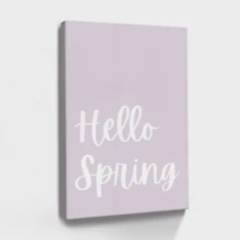 1pc Easter Decor, Easter Inspirational Wall Art, Minimalist Framed Wall Art, Wrapped Canvas Poster Vintage Prints, Hello - Minimalist, Minimalistic, Modern, Graphic Style, Perfect Gift Decor, Wall Art for Living Room Bedroom Office, Hanging Hardware Included - Wrapped Framed Canvas, Vertical - Lienzo enmarcado - Ver 1