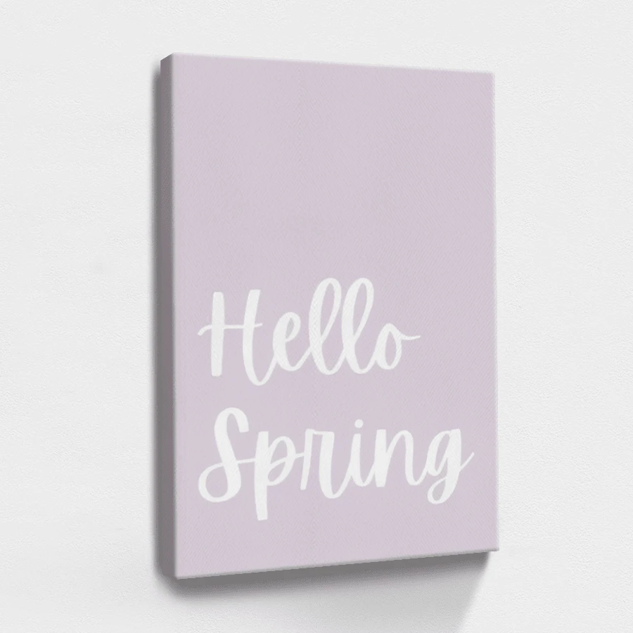 1pc Easter Decor, Easter Inspirational Wall Art, Minimalist Framed Wall Art, Wrapped Canvas Poster Vintage Prints, Hello - Minimalist, Minimalistic, Modern, Graphic Style, Perfect Gift Decor, Wall Art for Living Room Bedroom Office, Hanging Hardware Included - Wrapped Framed Canvas, Vertical - Lienzo enmarcado - Ver 1