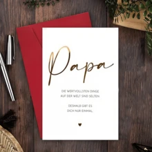 1pc Funny German Father'S Day Card, A Perfect Birthday Gift For The Best Dad In The World, Expressing Love And Gratitude. Birthday Card - Multicolor - View 6