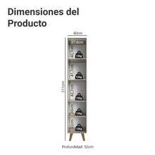 Alacena Armario Despensero Madesa Nice 40cm 2 Puertas CC - Beis - Ver 2