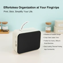 Marklife P15 Label Printer, Inkless Printer, Portable Wireless Printer, Provides Multiple Phone Templates, Suitable For Office, Home And Organization Use, Rechargeable Via USB, Suitable For Can Labels And Name Labels - Multicolor - View 8