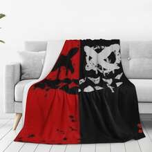 Nightmare Before Christmas  & Sally Patchwork Fleece Throw Blanket, Super Soft Warm Cozy Flannel For Couch Bed, 280 GSM Lightweight Plush, Great Gift For Fans, Home Decor, All Seasons - Multicolor 29 - View 23