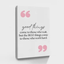 1pc Pink Valentine Decor, Galentine Gift, Pray Wooden Framed Wall Art, Wrapped Canvas Vintage Prints Poster, Motivational Quote, Text Design, Simple Background - Minimalist, Minimalist, Modern, Contemporary Style, Perfect Gift Decor, Wall Art for Living Room Bedroom Office, Hanging Hardware Included - Wrapped Framed Canvas, Vertical - Lienzo enmarcado - Ver 3