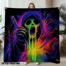 Nightmare Before Christmas  & Sally Patchwork Fleece Throw Blanket, Super Soft Warm Cozy Flannel For Couch Bed, 280 GSM Lightweight Plush, Great Gift For Fans, Home Decor, All Seasons - Multicolor 26 - View 35