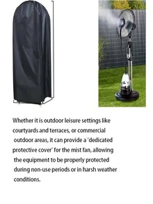 1pc Fan Cover, Industrial Fan Dust Cover, Outdoor Dust And Rain Proof Fan Guard - Multicolor - View 4