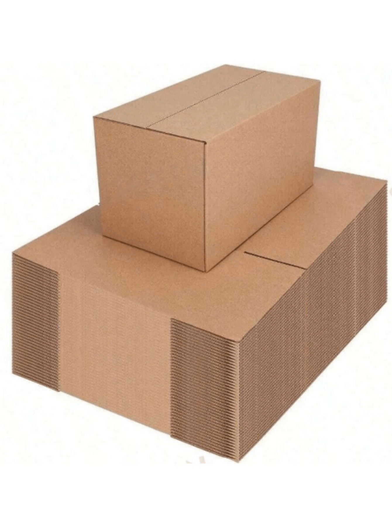 20 个棕色瓦楞纸盒，尺寸分别为 13x8.5x7.5 厘米和 17.5x11x9 厘米，适用于运输邮寄、小型企业包装、情人节礼品盒及日常配送。 - 棕色 - 查看 1