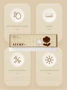 Hang-Up Air-Conditioning Dust Cover, Hang-Up Air-Conditioning Boot Without Taking The Windshield, Bedroom Air-Conditioning Wind Protection Cover, Removable And Washable.