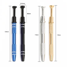 1pc Stainless Steel Jewelry Tweezer Gripper Tool With Strong Gripping Bead Grabber Portable Multi-Purpose Jewelry Bead Clamp - Multicolor - View 8