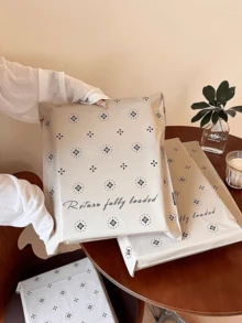100个礼品包装袋，服装塑料包装袋，高端购物包装袋，快递包装袋，礼品收纳自封袋，大容量加厚防水塑料袋，日常旅行收纳袋，适用于节日、婚礼、学校、宿舍、办公室、运输和邮寄、生日、派对礼品包装。 - 彩色 - 查看 4