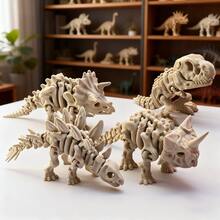 Model Kerangka Dinosaurus Jurassic, Kerangka Dinosaurus Realistis, Untuk Ornamen Dekorasi Rumah, Dekorasi Rumah, Pajangan Meja, Cocok Untuk Ruang Tamu, Kamar Tidur, Ruang Belajar, Sempurna Untuk Kolektor dan Penggemar - MultiWarna - View 2