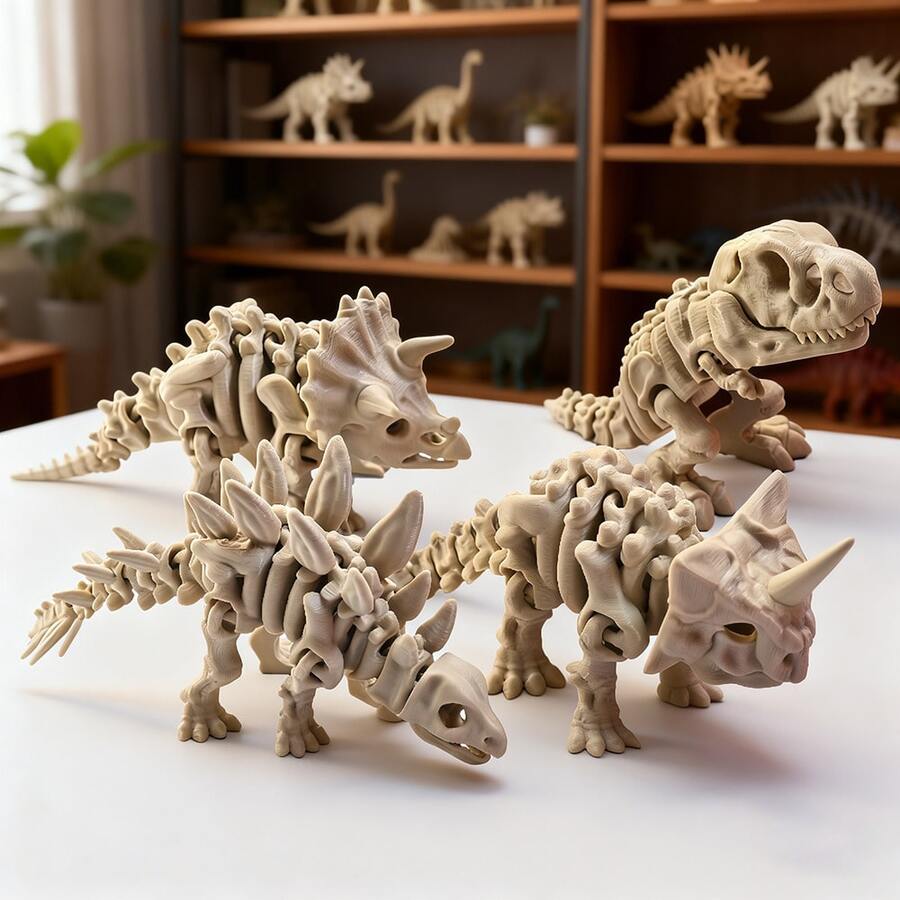 Model Kerangka Dinosaurus Jurassic, Kerangka Dinosaurus Realistis, Untuk Ornamen Dekorasi Rumah, Dekorasi Rumah, Pajangan Meja, Cocok Untuk Ruang Tamu, Kamar Tidur, Ruang Belajar, Sempurna Untuk Kolektor dan Penggemar
