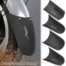 1pc Universal Motorcycle Front & Rear Fender Extender, With Screws, Splash Guard, Fits Motorcycles - Multicolor - View 1