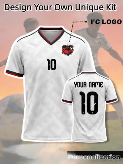 1pc Customized 2026 Mexico Away World Cup Football T-Shirt For Adults: Customizable Name And Number - Customizable Football Club Logo, White Textured Fabric Option | Tailored For Players/Fans, Comfortable Match Uniform, Customizable Details, Valentine's Day Gift