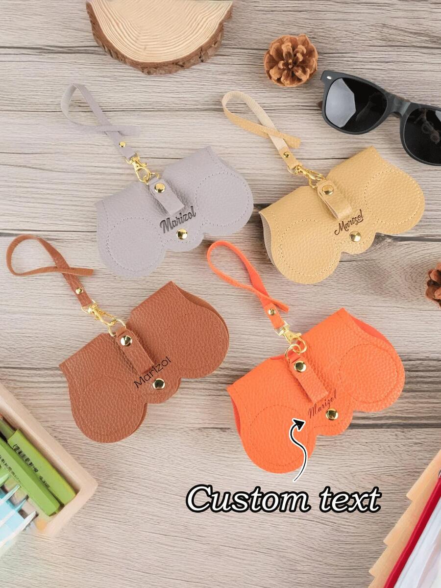 定制眼镜盒，便携式太阳镜袋，软质眼镜盒，通用太阳镜盒，个性化礼物，生日礼物，节日礼物，轻巧时尚，实用好礼，理想之选