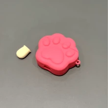 Apple Cat Paw Design Protective Case, Compatible With AirPods Air 1/2/3/4/Pro/Pro2/Pro3, With Charging Port And Dust Plug - Multicolor - View 6