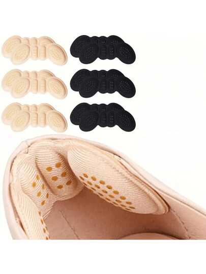 زوج من وسادات الكعب من الرغوة الذاكرة، بطانات داخلية مضادة للانزلاق والاحتكاك مناسبة للرجال/النساء أحذية رياضية، أحذية كاجوال، أحذية كعب عالي، تعزز الراحة والملاءمة