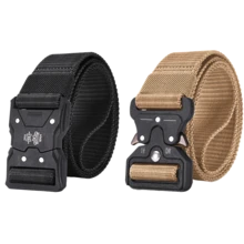 男女通用户外战术尼龙编织腰带，方形快拆扣设计，方便快捷地扣合，舒适耐用且透气性好，可调节尺寸，适合所有季节搭配牛仔裤、休闲裤、裙子、连衣裙，是通勤、办公、运动的理想之选——也是情人节、生日、周年纪念日的理想礼物。 - 彩色 - 查看 13