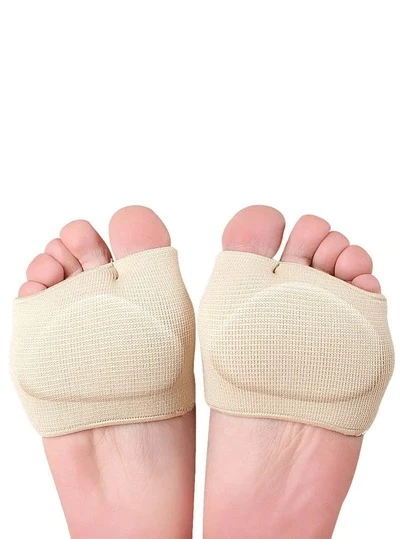 1 Pair Metatarsal Pads, Relieve Forefoot Pain - Unisex Soft Gel Cushion Sleeve - Comfortable Washable Forefoot Support Pads