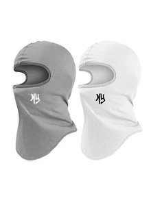 1pc Unisex Balaclava Ski Mask, Printed Face Cover For Cycling, Motorcycle, Daily Use, Outdoor Activities Like Hiking, Climbing, Skiing - Multicolor - View 1