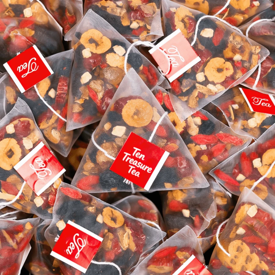Goji Berry And Mulberry Five Treasures Tea, 150g Ginseng Health Tea, Kidney-Tonifying Tea, Nourishes Kidney Qi, Healthy Tea, Caffeine-Free, Suitable For Both Men And Women. - 彩色 - 查看 1