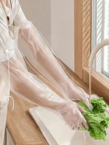 Disposable Thickened Household Cleaning Gloves, Suitable For Daily Home Cleaning, Kitchen Cleaning, Bathroom Cleaning, Mother's Day & Valentine's Day Gift - Multicolor - View 3