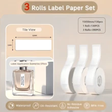 Marklife M1标签打印机，热敏打印机，便携式手持蓝牙迷你标签打印机，支持无线连接，可通过手机App选择多种模板，操作简便，适用于办公室、家庭和企业，USB充电。情人节礼物 - 彩色 - 查看 16