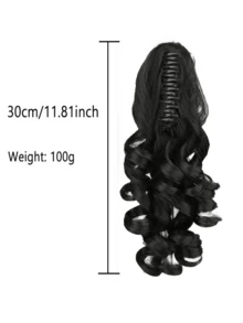Claw Ponytails Hair Clip On Wavy Ponytails 12Inches Synthetic Hair Extension Hair Clip For Women Halloween Christmas - Multicolor - View 4