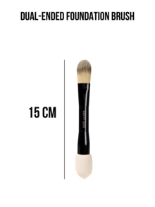 Estée Lauder Dual-Ended Foundation Brush, Sponge Brush Head, Smooth Application, Dry And Wet Use, Enhances Foundation Coverage, Daily Use - Black - View 9