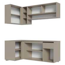 Cocina Integral Completa Modular Madesa Nice 265cm Crema 05 - Beis - Ver 10