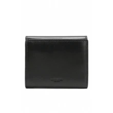 Stylish Coach C-Buckle Wallets For Women Purses Two-Tone Logo Print Short Wallet With Flap Closure