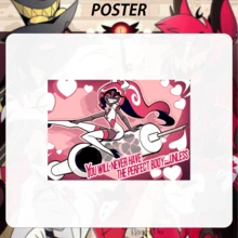 Haz/Bin Hotel Poster, Anime Poster, Anime Fans Merchandise, Vox Poster, Self-Adhesive Poster, Decorative Poster, Can Be Pasted On Walls In Living Room, Bedroom, And Other Spaces, Also Suitable For Decorating Imperfect Walls, Beautiful Decorative Gift - Multicolor - View 16