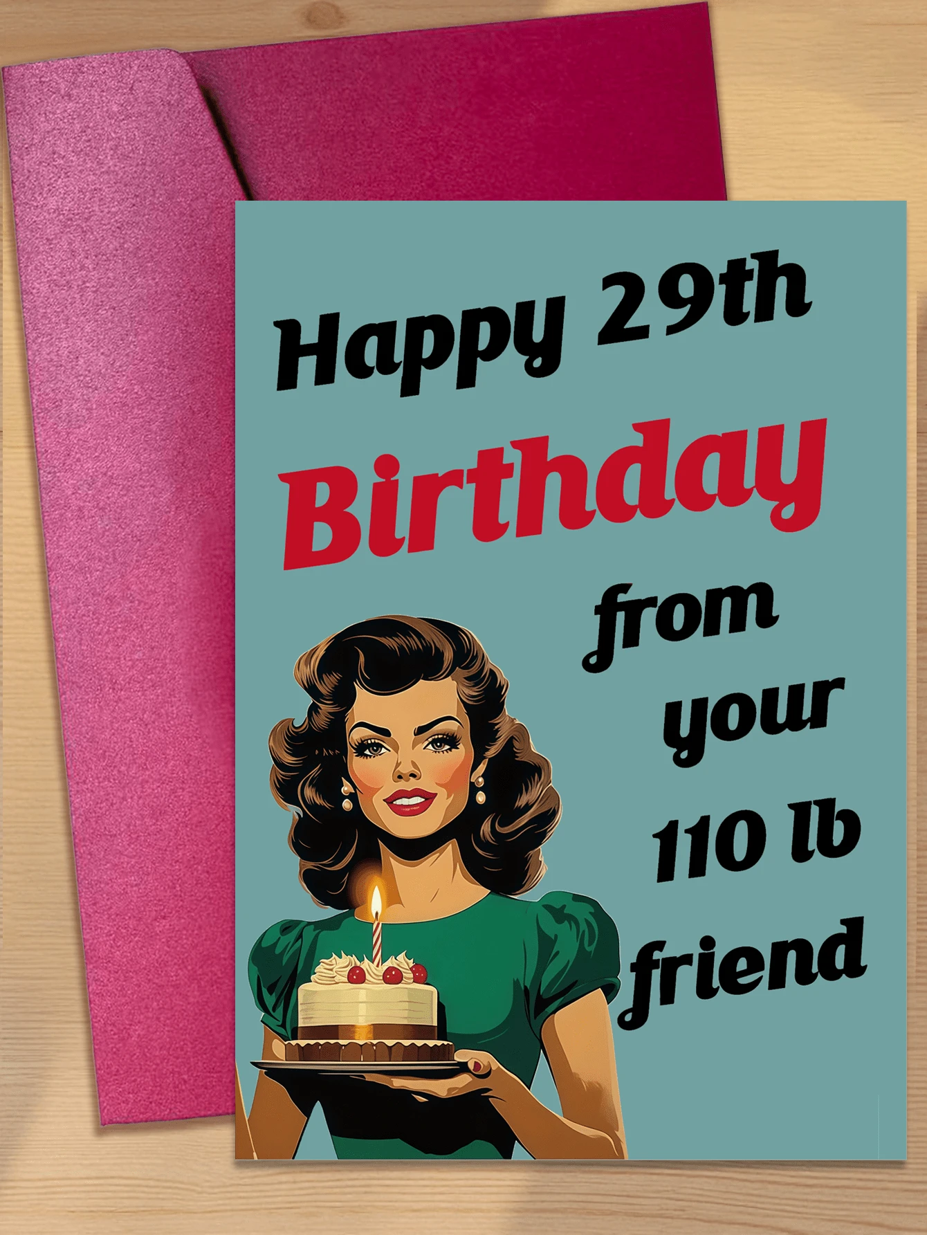 送给挚友的独特29岁生日贺卡 - 饱含深情的祝福和感谢，完美适用于周年纪念日和特殊场合 - 套裝 - 查看 1