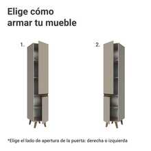 Alacena Armario Despensero Madesa Nice 40cm 2 Puertas Crema - Beis - Ver 4