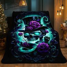 Nightmare Before Christmas  & Sally Patchwork Fleece Throw Blanket, Super Soft Warm Cozy Flannel For Couch Bed, 280 GSM Lightweight Plush, Great Gift For Fans, Home Decor, All Seasons - Multicolor 29 - View 27