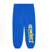 SP5DER Spider Worldwide Tracksuit Hoodie Set Cobweb Spider Style, Letter Print, Hip Hop Hoodie Set,Long Sleeve Fashion Sweatshirt, Hoodie Pant Casual Tracksuit Long Sleeve Athletic Suit, Couple MatchingDesign, Designed For Both Men And Women.Sportswear Set - Blue/pants - 查看 6