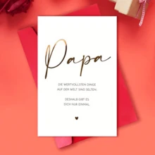 1pc Funny German Father'S Day Card, A Perfect Birthday Gift For The Best Dad In The World, Expressing Love And Gratitude. Birthday Card - Multicolor - View 1