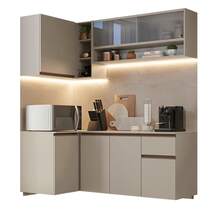 Cocina Integral Completa Modular Madesa Nice 265cm Crema 05 - Beis - Ver 12