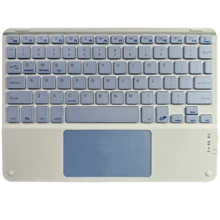 10-Inch Rechargeable Wireless Bluetooth Touchpad Keyboard, Thin And Portable, Compatible With IPad, IOS, Android And Windows Devices, Long Battery Life. Christmas/New Year Gift (2026) - Multicolor - View 11